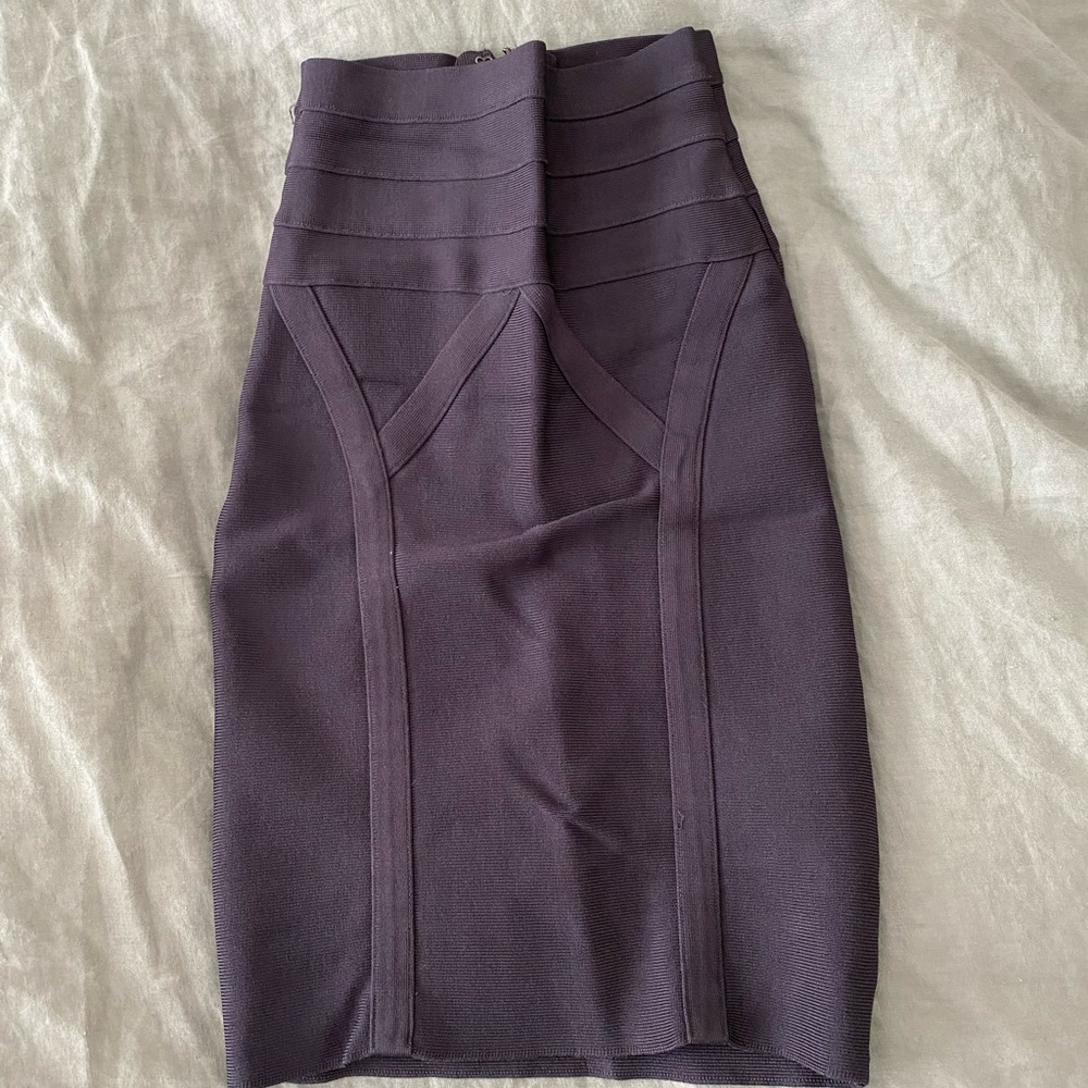 Grey Bebe Bandage Skirt